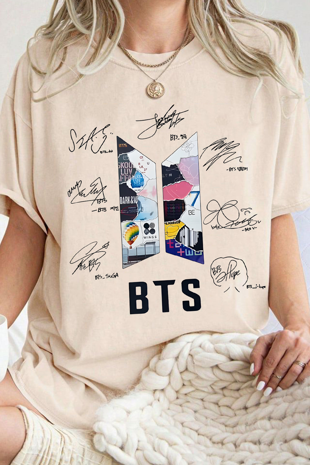 Happy 12th Anniversary BTS Short-sleeved T-shirt