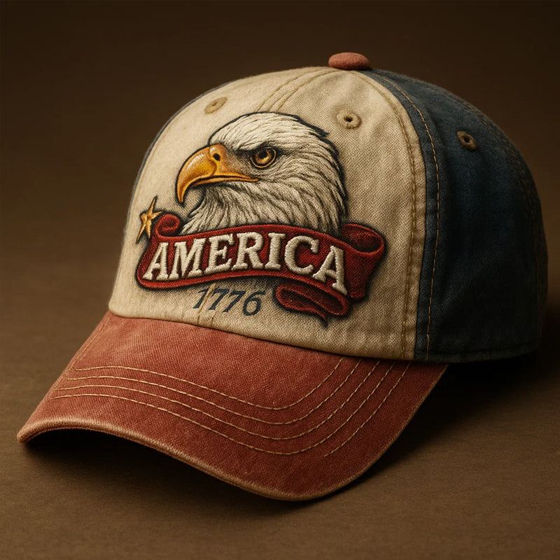 Patriotic Art Print Hat