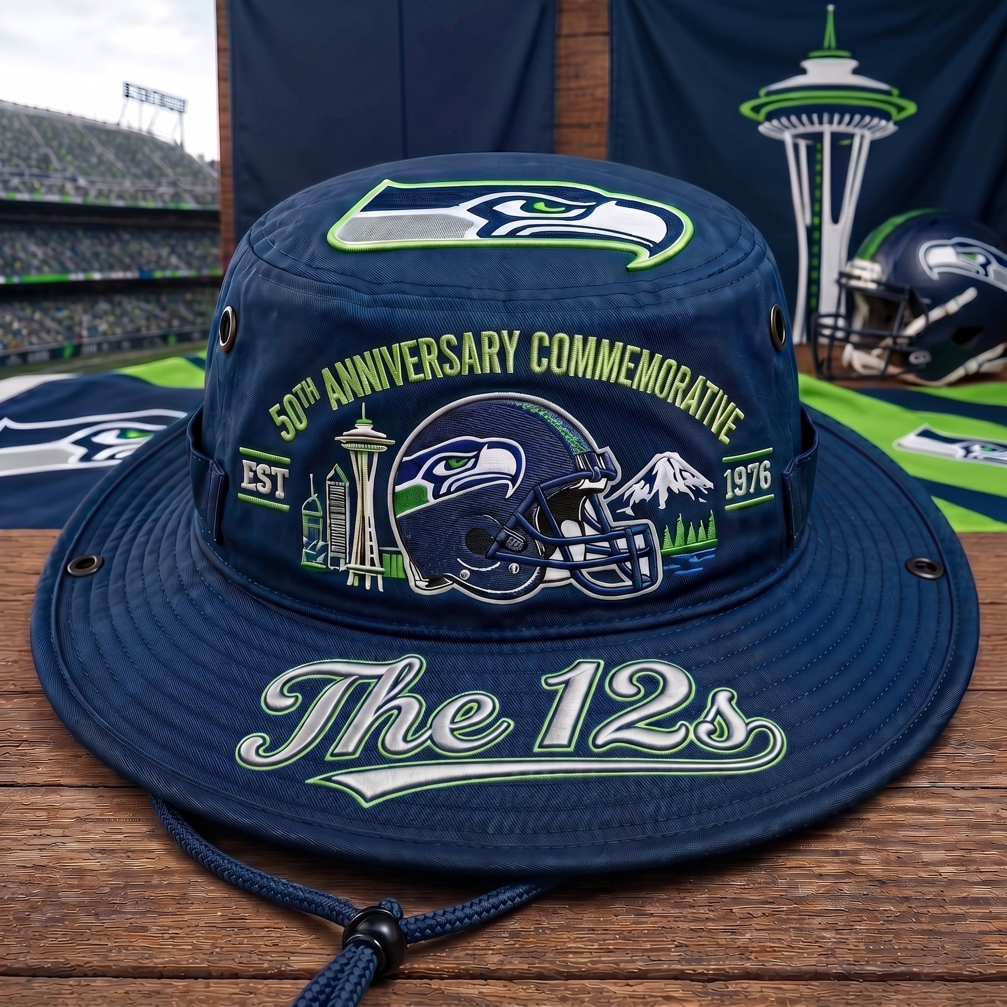 🇺🇸 Last Day Promo: 49% OFF🦅The 12s 50th Anniversary Commemorative Boonie Hat🏈