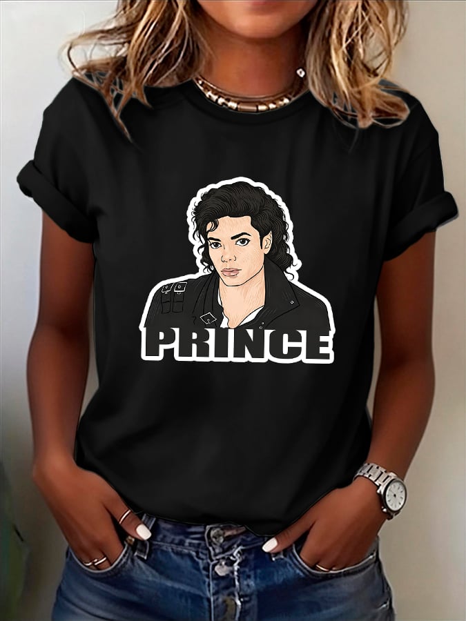 King of Rock ElvisPrint T-Shirt