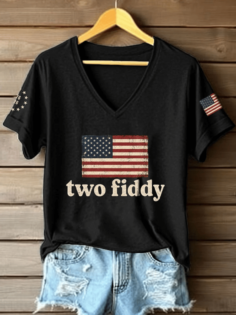 Women's USA 1776-2026 Print T-Shirt