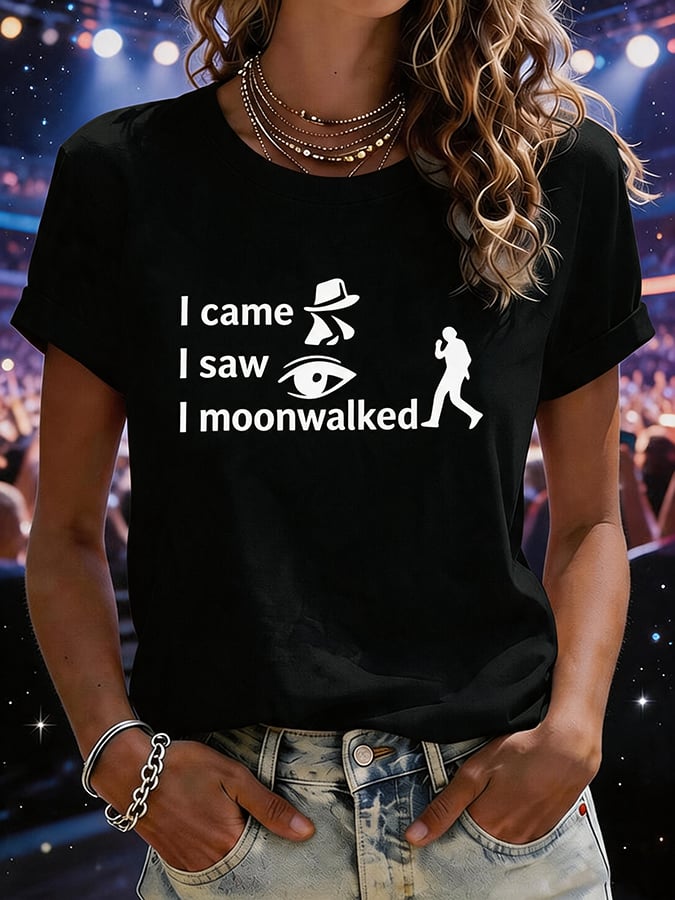 Women's Superstar Art Print V Neck T-shirt
