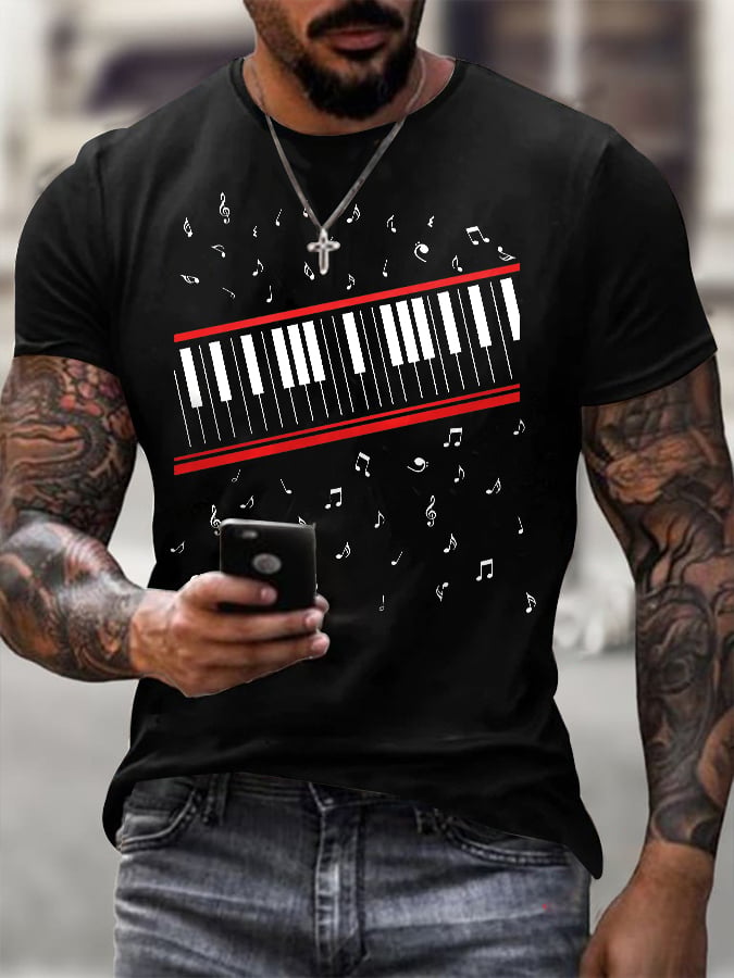 Men's King Of Pop Print T-Shirt