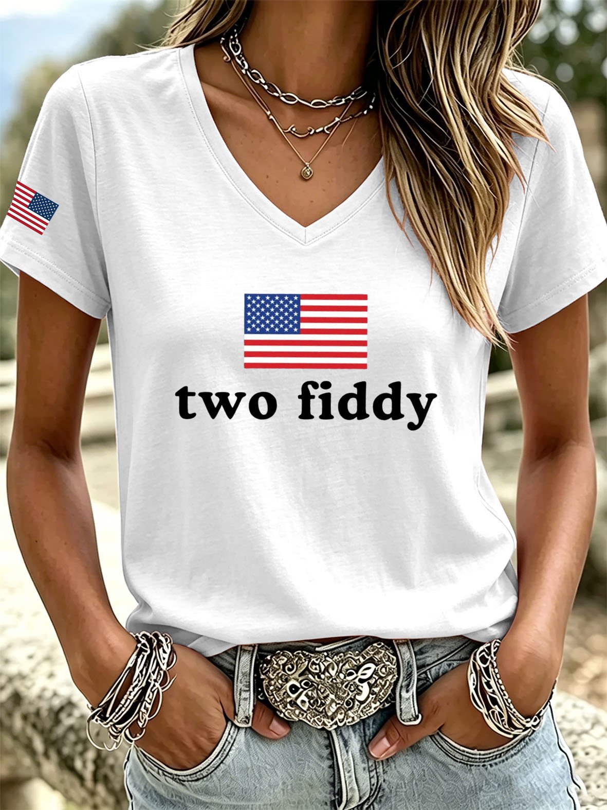 Women's Casual Print Short-Sleeve T-Shirt