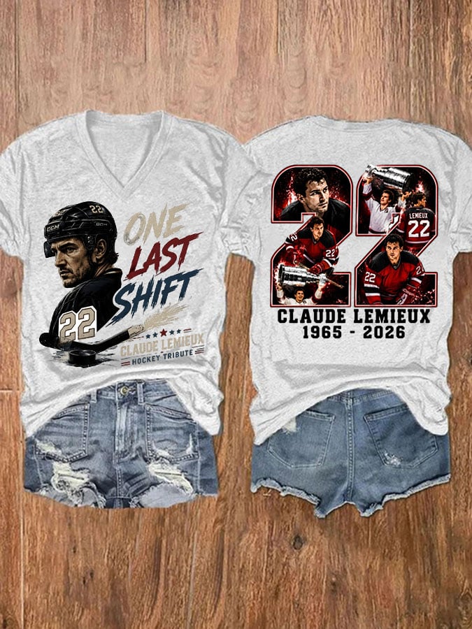 Women's Hockey Heritage 1965-2026 Print Casual T-shirt