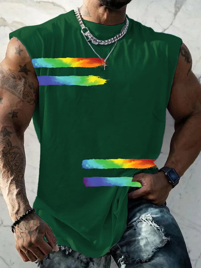 Men's Gay Pride Month Tank Top