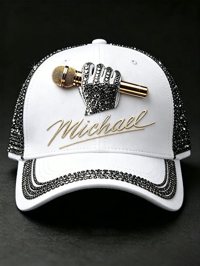 Unisex Pop Music Inspired Printed Art Printed Hat