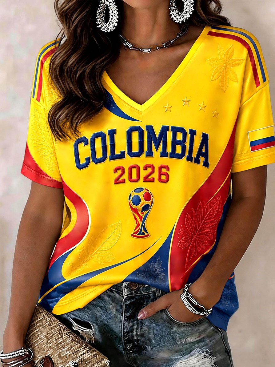 Women's Columbia V-Neck T-Shirt