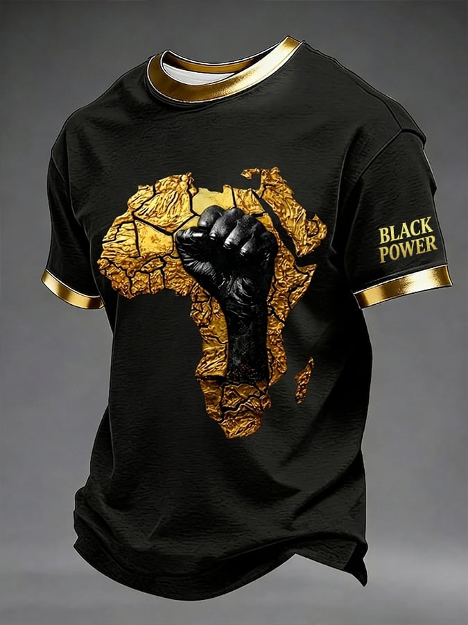 Men's Juneteenth "Black Power" Short-Sleeve T-Shirt