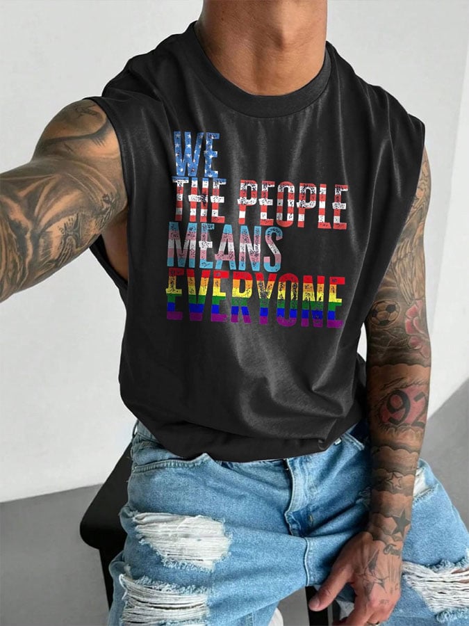 Men's Pride Month Print Tank Top