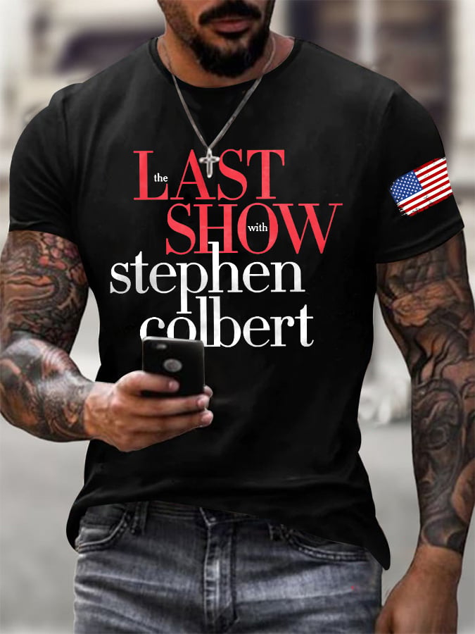 🔥Last Day 49% Off🔥Men's Retro Last Show Print T-Shirt