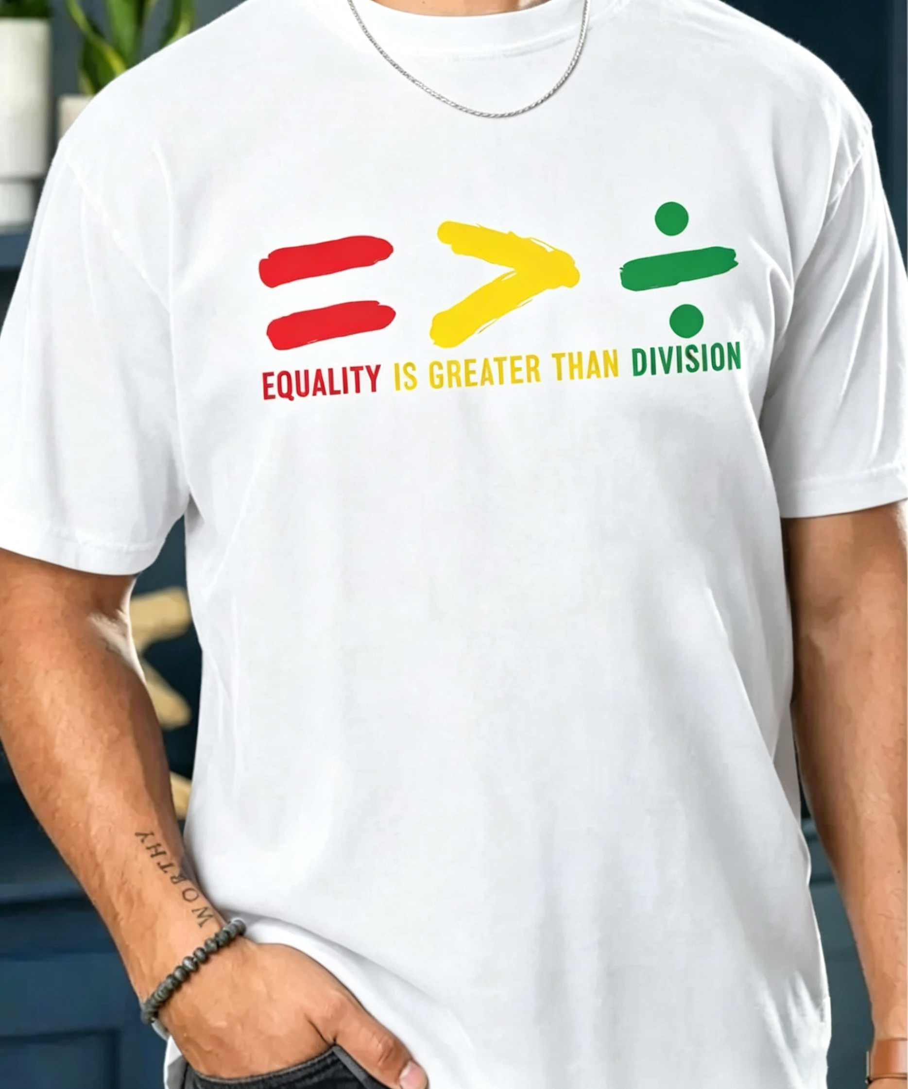Men's lack History Month  Graphic T-Shirt
