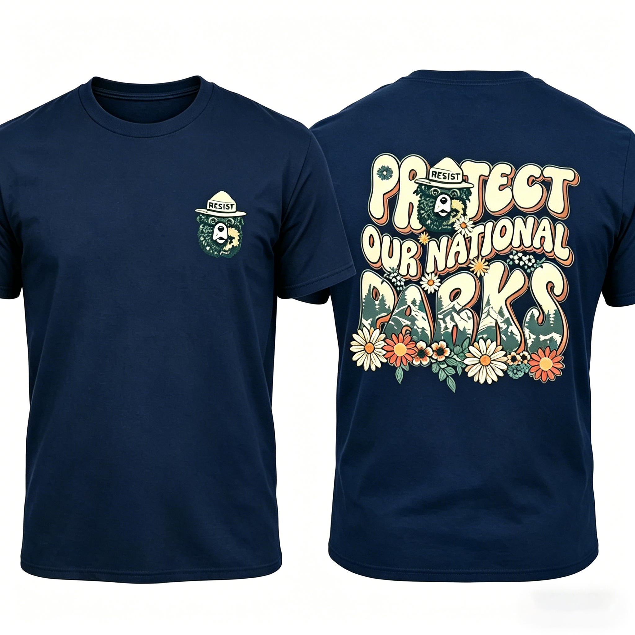 Women's Protect our National Parks 2 Sides Comfort Colors Shirt