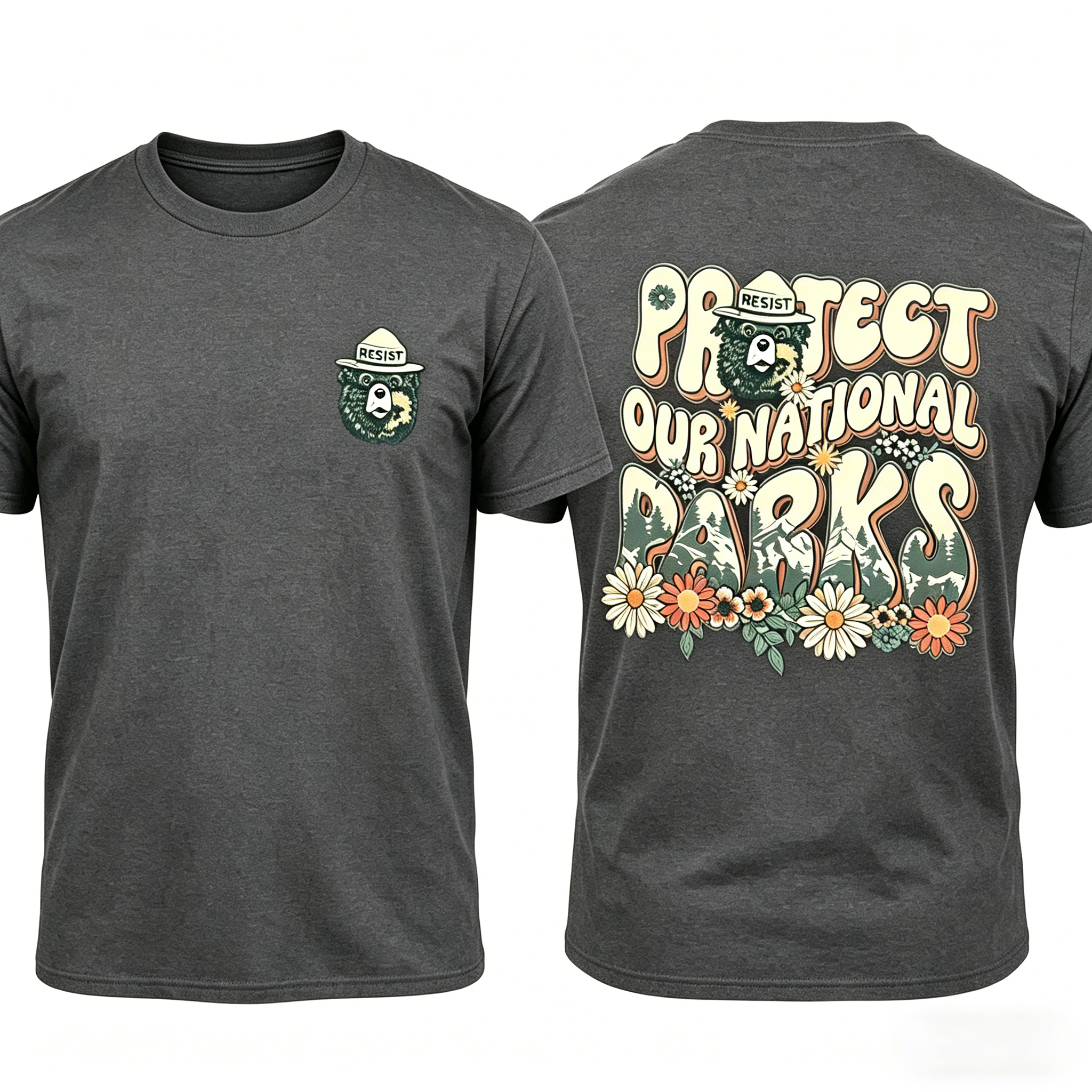 Men's Protect our National Parks 2 Sides Comfort Colors Shirt