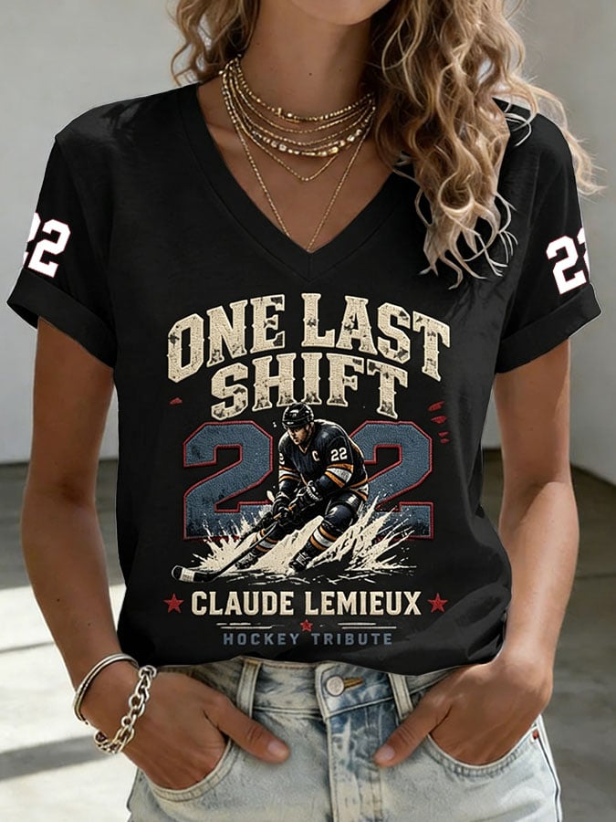 Women's Hockey Heritage 1965-2026 Print Casual T-shirt