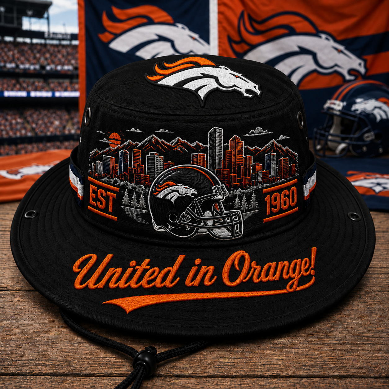 🇺🇸 Last Day Promo: 49% OFF🐎United in Orange Boonie Hat🏈