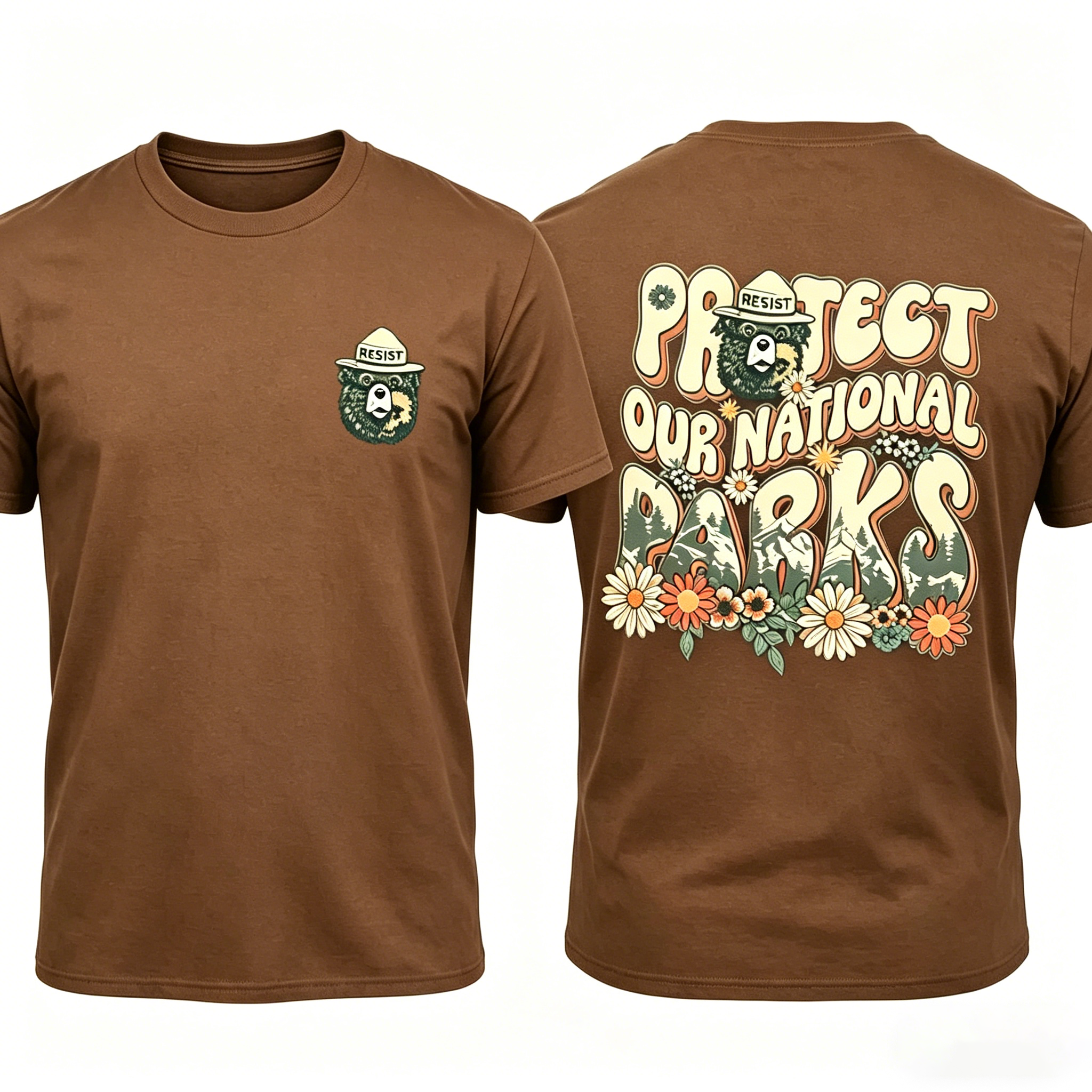 Men's Protect our National Parks 2 Sides Comfort Colors Shirt
