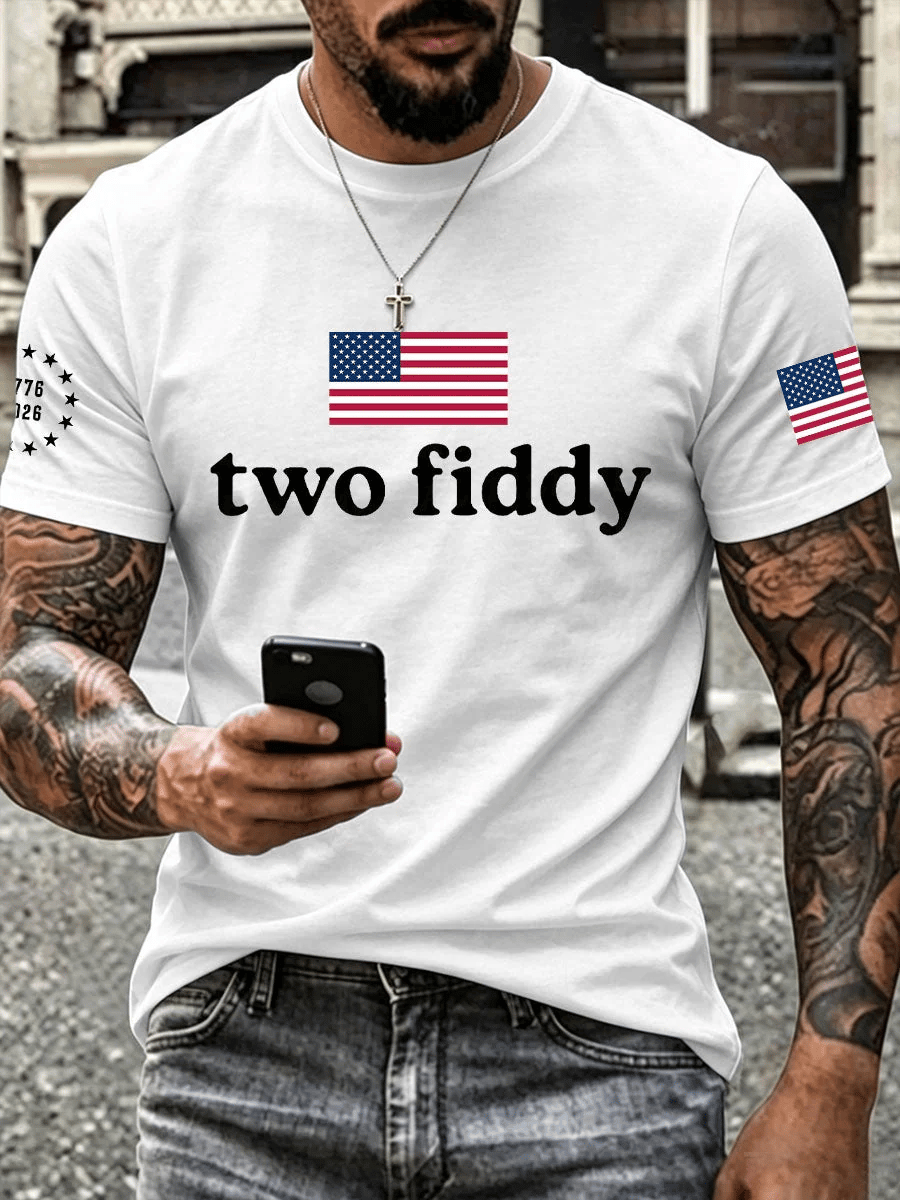 Men's USA 1776-2026 Print T-shirt