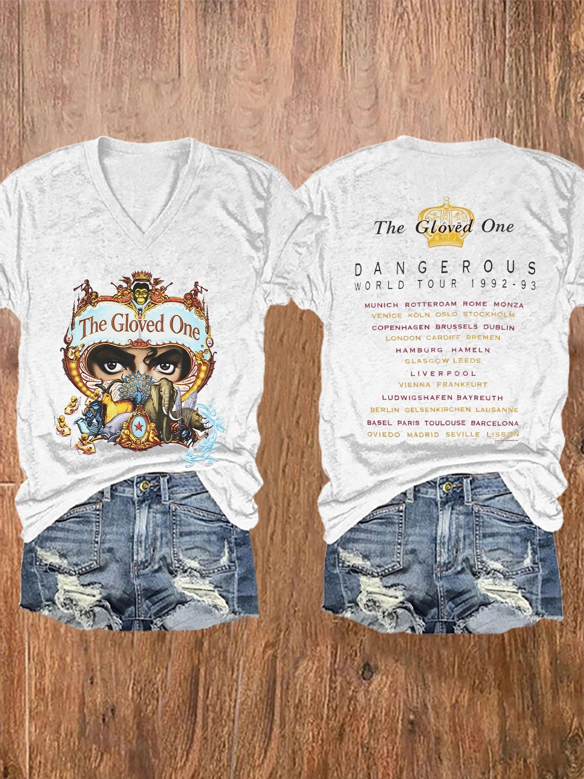 Women's The Gloved One Print T-shirt