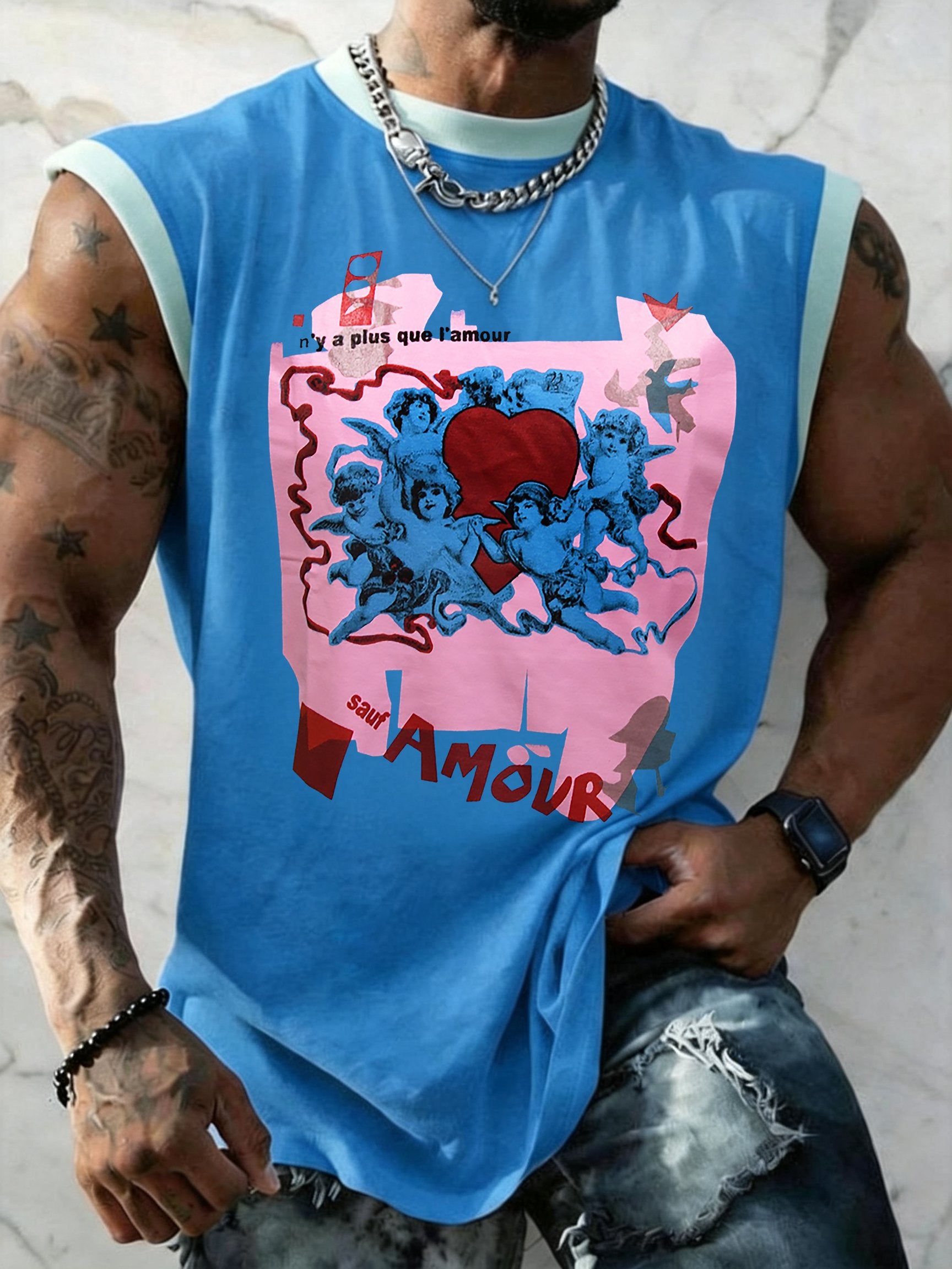 Men's The Gloved One Printed Casual T-shirt
