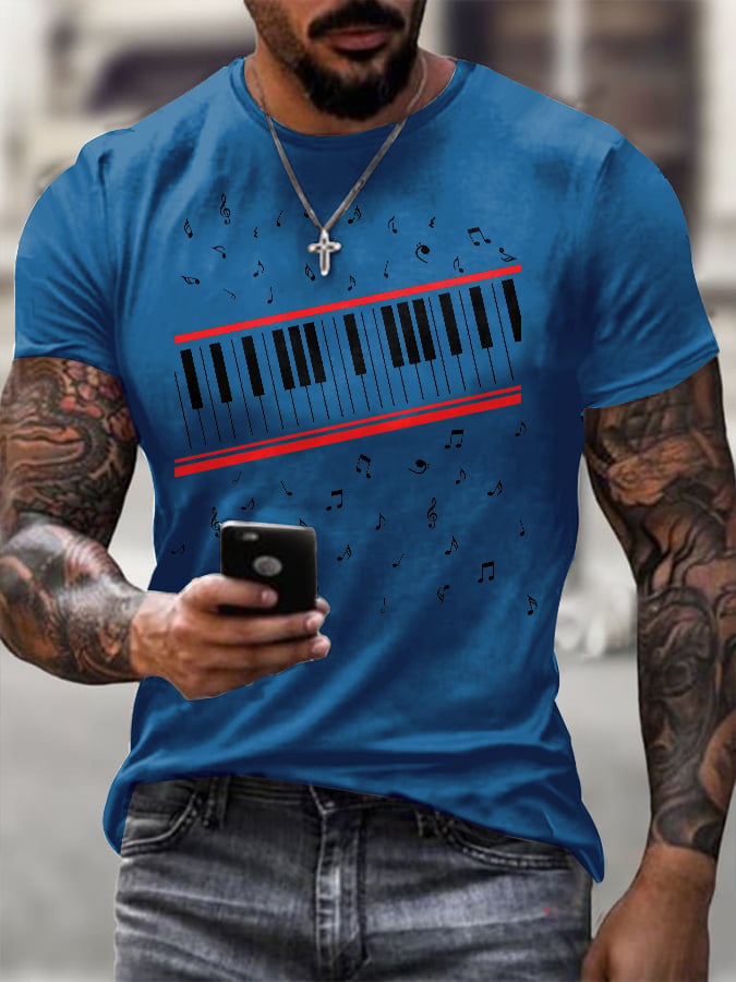 Men's King Of Pop Print T-Shirt