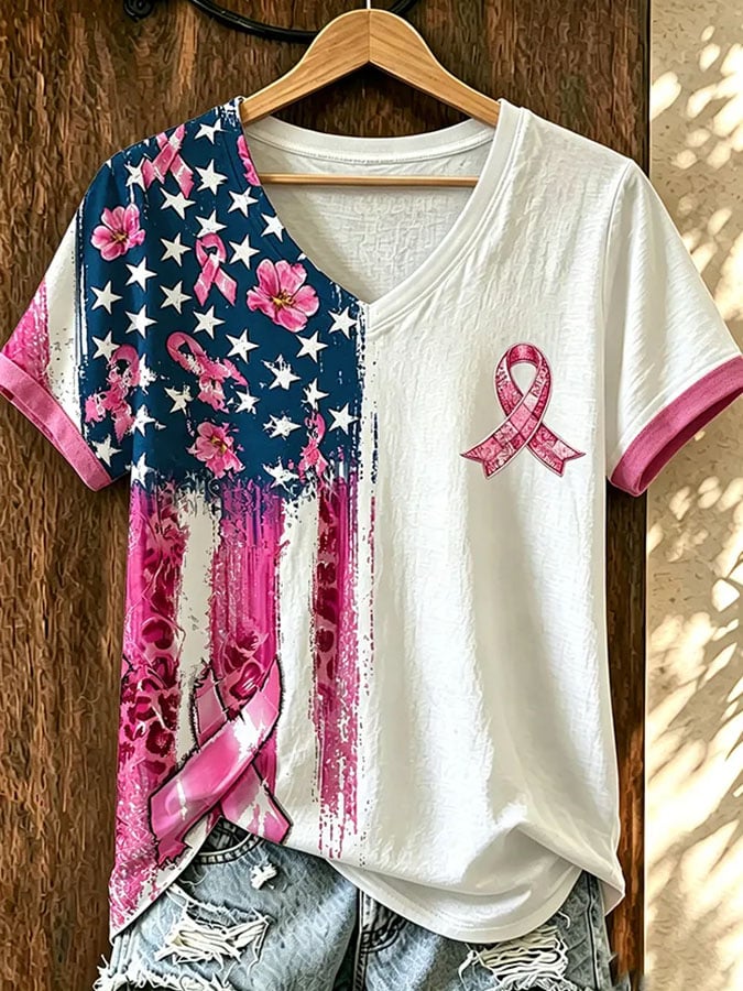 Women's Casual Print Short-Sleeve T-Shirt