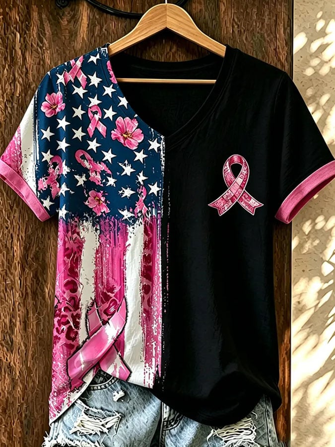 Women's Casual Print Short-Sleeve T-Shirt