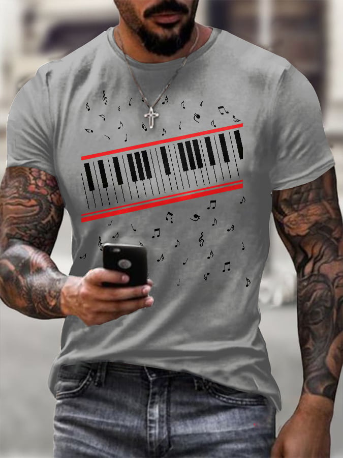 Men's King Of Pop Print T-Shirt