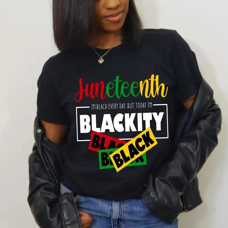 Unisex Juneteenth 1865 Hot Stamped T-Shirt