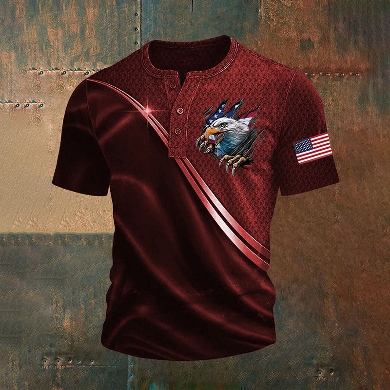 Men's Usa Flag Eagle T-shirts