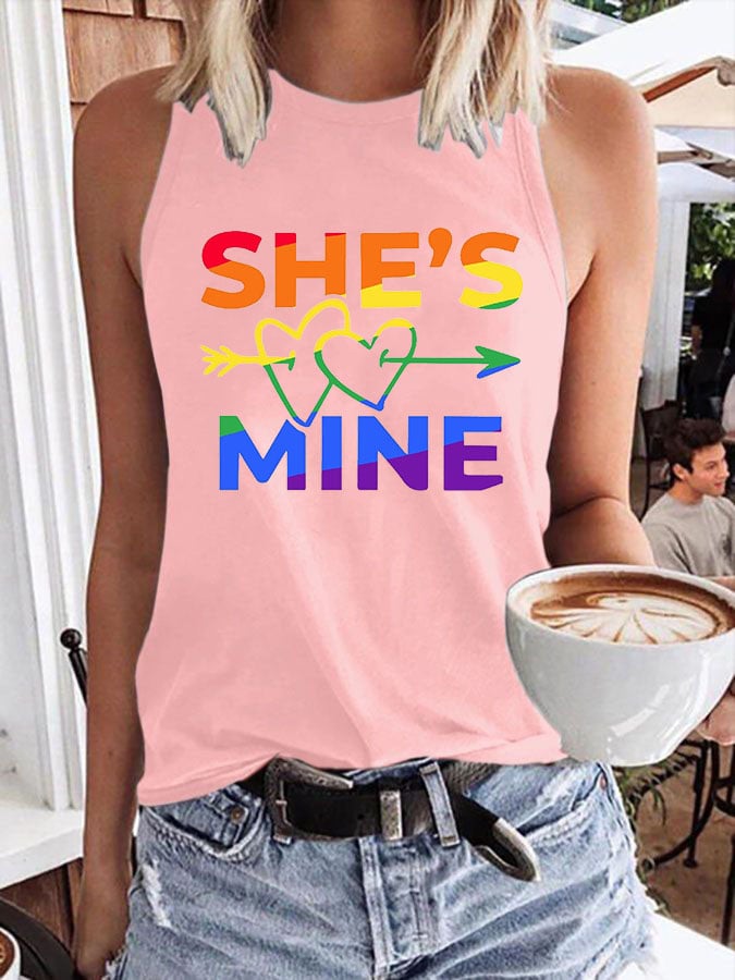 Women's She's Mine Print Tank Top
