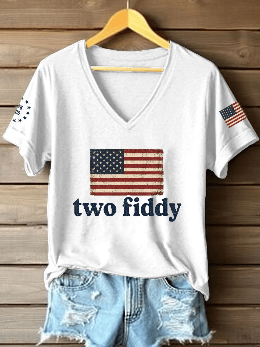 Women's USA 1776-2026 Print T-Shirt