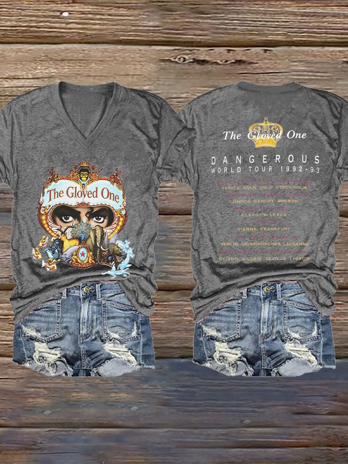 Women's The Gloved One Print T-shirt