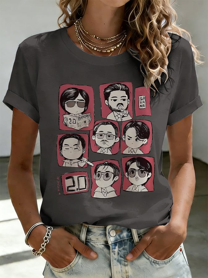 Women's Music Art Print T-Shirt