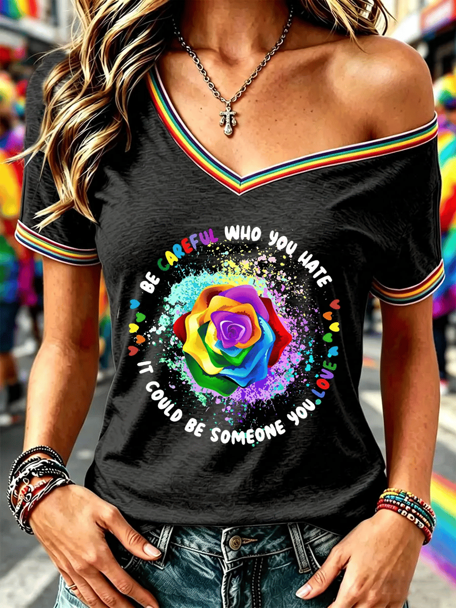 Women's Prede V-Neck Short-Sleeved T-Shirt