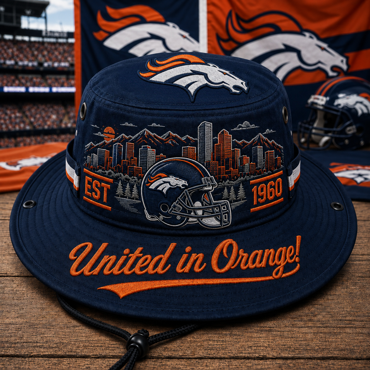 🇺🇸 Last Day Promo: 49% OFF🐎United in Orange Boonie Hat🏈