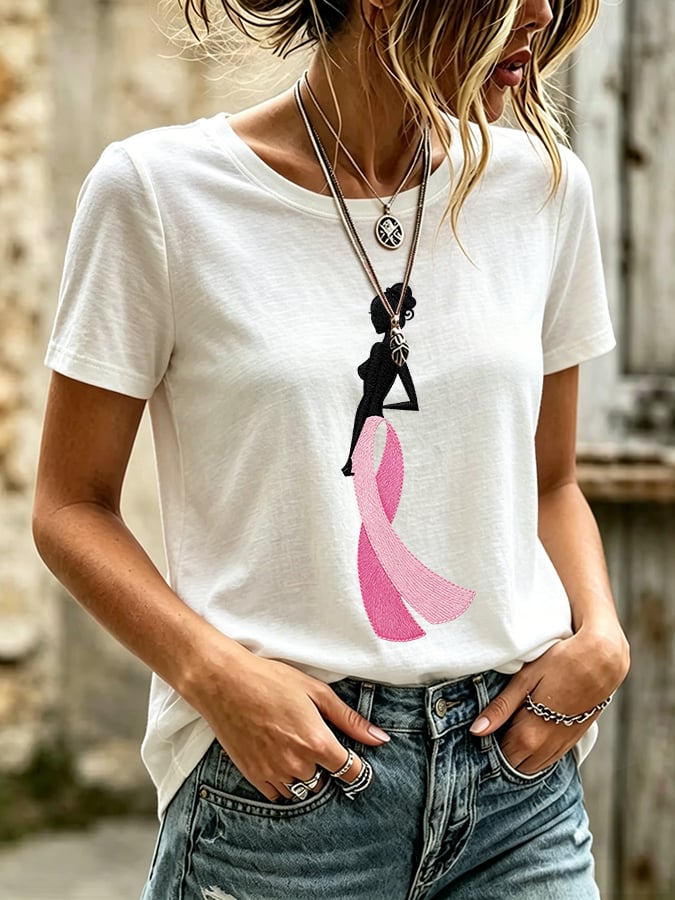 Women's Casual Print Short-Sleeve T-Shirt