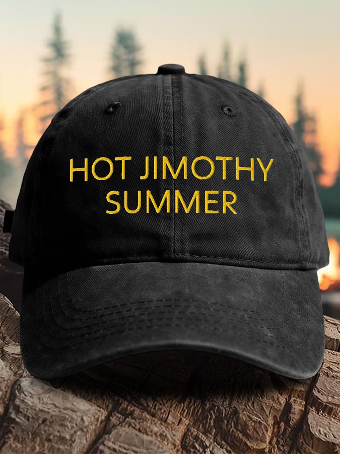 Retro Hot Jimothy Summer Print Baseball Cap