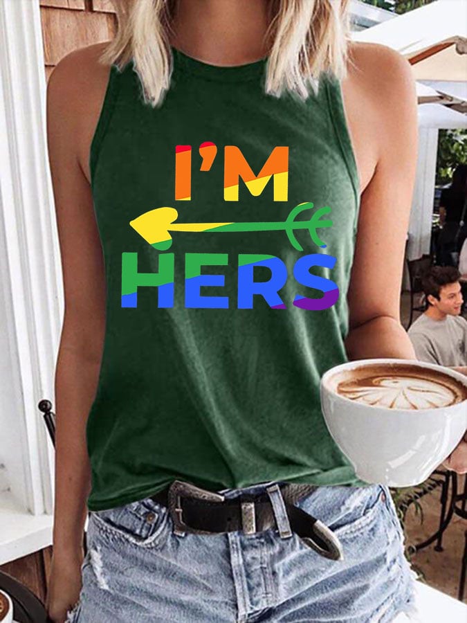 Women's I'm Hers Print Tank Top