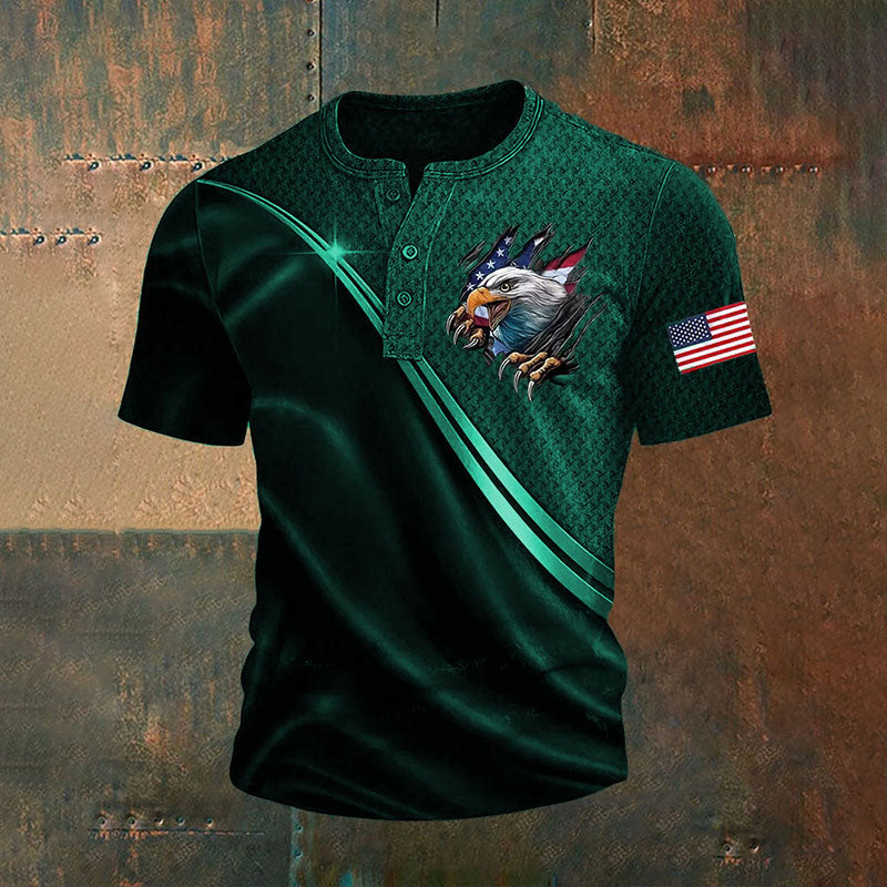 Men's Usa Flag Eagle T-shirts