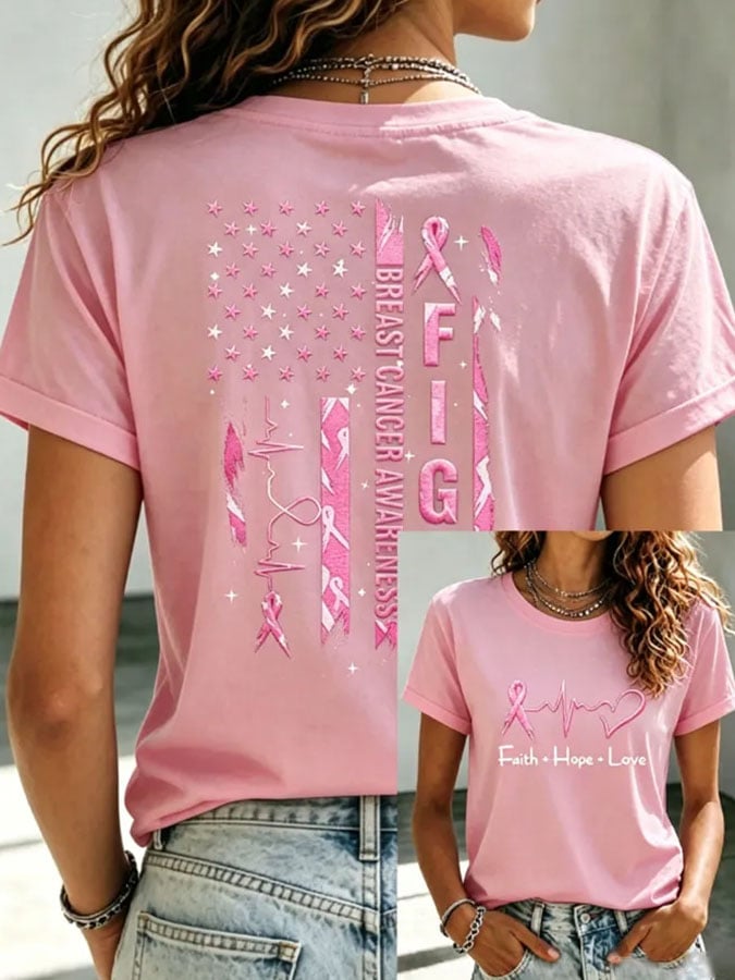 Women's Casual Print Short-Sleeve T-Shirt