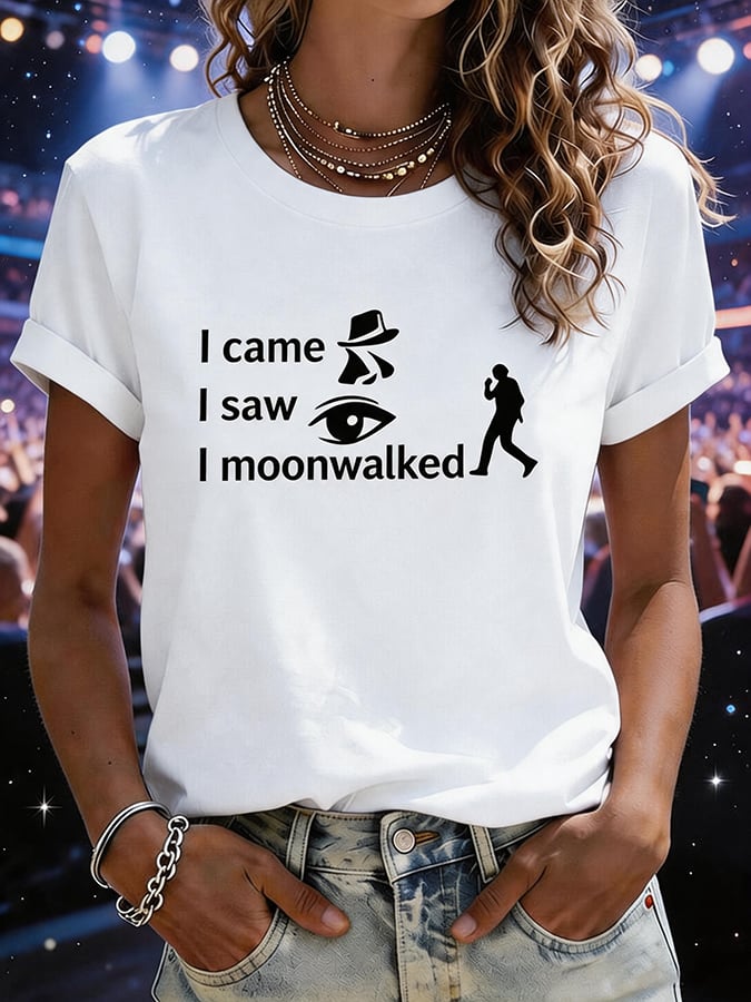 Women's Superstar Art Print V Neck T-shirt