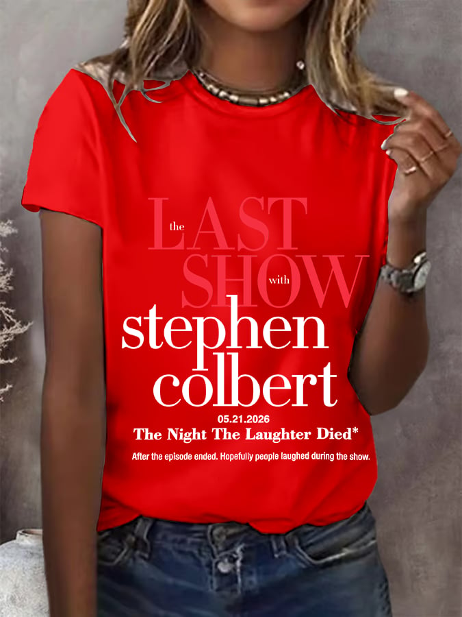 🔥Last Day 49% Off🔥Women's Retro Last Show Print T-Shirt