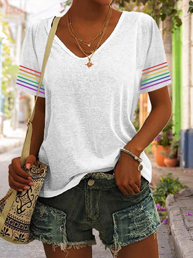 Women'S LGBTQ Pride Month Print Casual T-Shirt