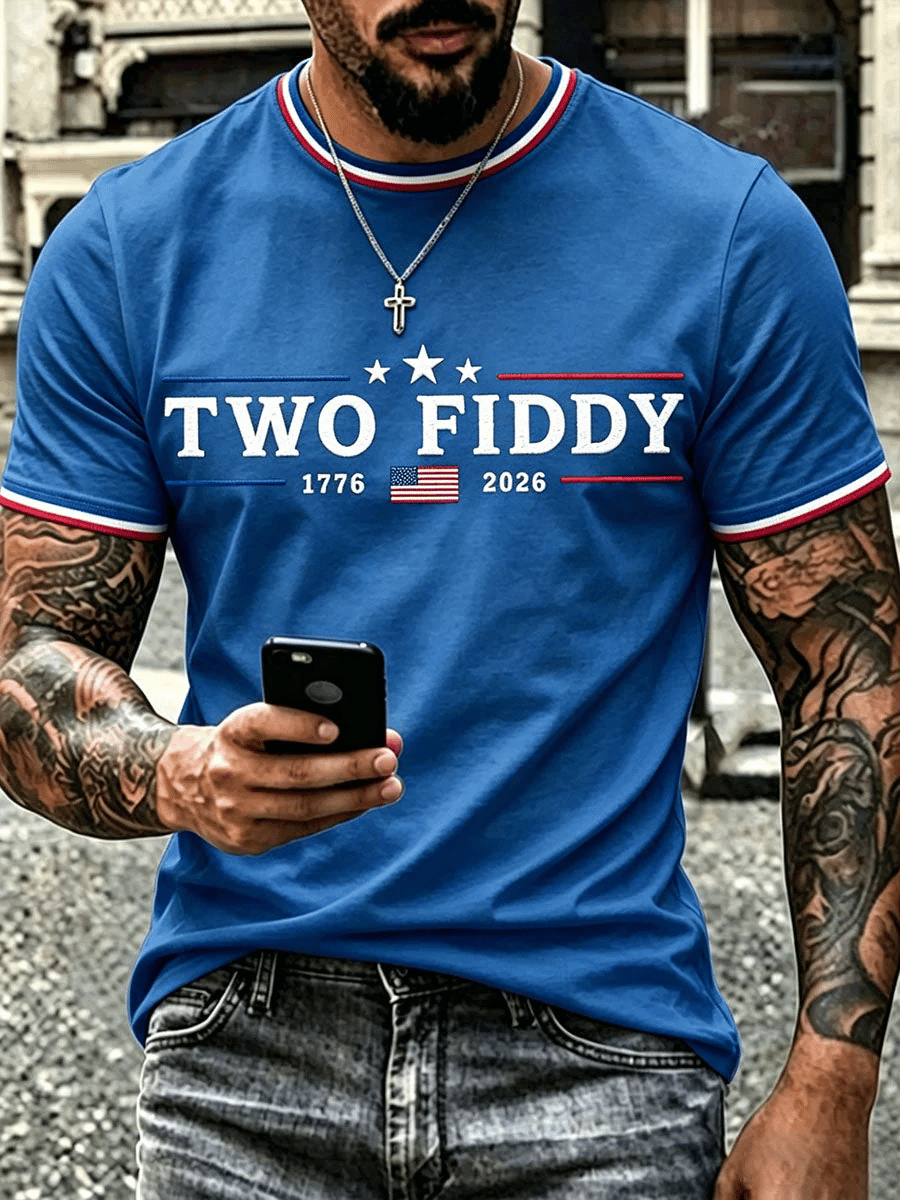Men's USA 1776-2026 Print T-shirt