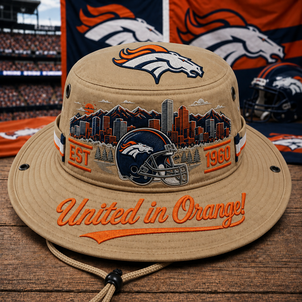 🇺🇸 Last Day Promo: 49% OFF🐎United in Orange Boonie Hat🏈