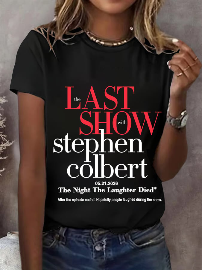 🔥Last Day 49% Off🔥Women's Retro Last Show Print T-Shirt