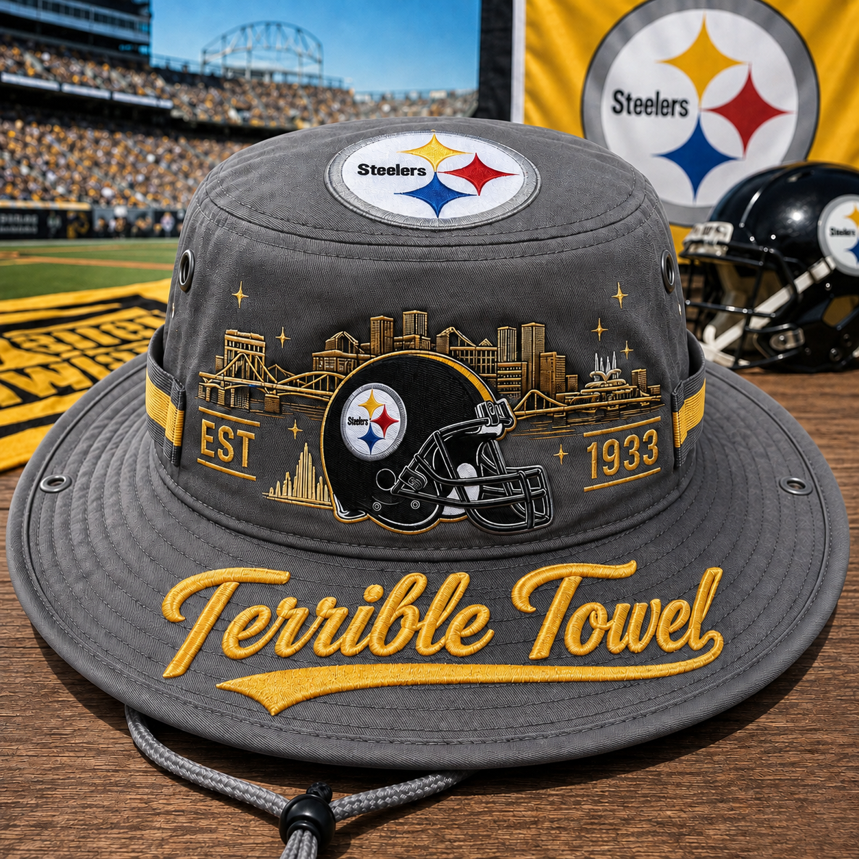 🇺🇸 Last Day Promo: 49% OFF🏈Terrible Towel Boonie Hat