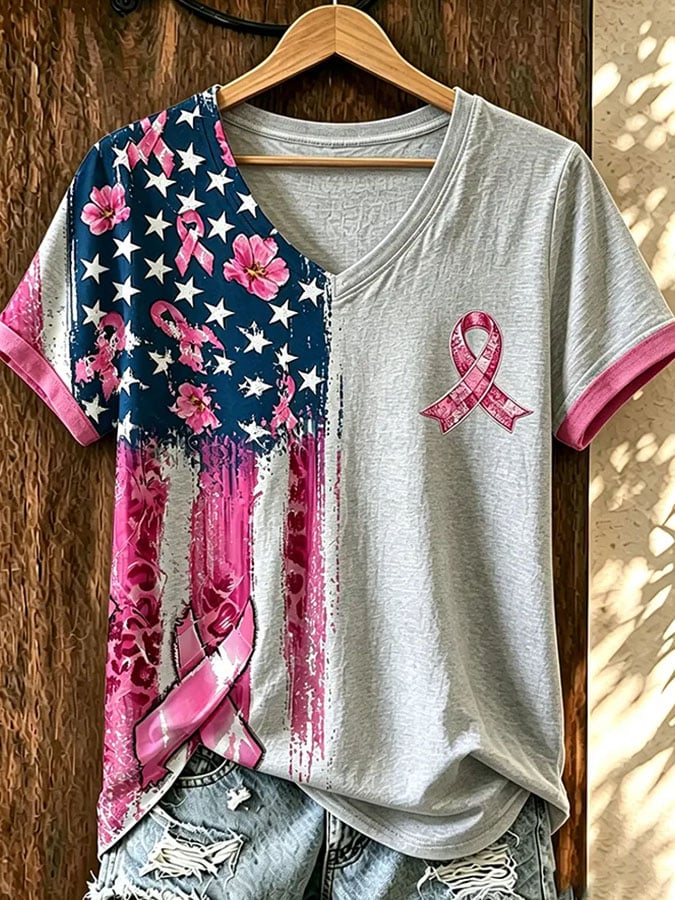 Women's Casual Print Short-Sleeve T-Shirt