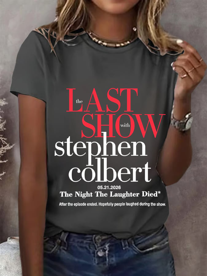 🔥Last Day 49% Off🔥Women's Retro Last Show Print T-Shirt